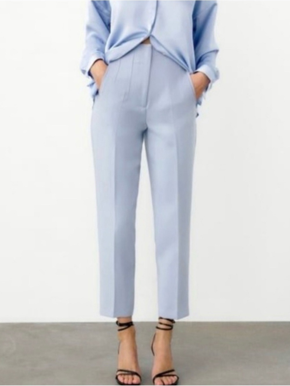 Zara Light Blue Pants